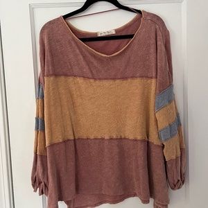 Free People Baseball Tee
